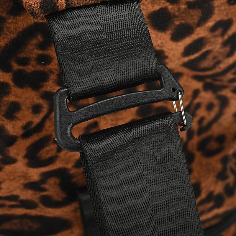 Leopard Print Large Capacity Travel Bag Women's Short-Distance Boarding Storage Bag Portable Luggage Bag