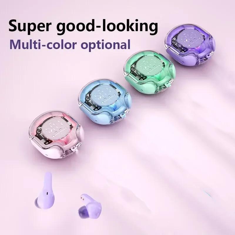1PC NEW T8 TWS Wireless Bluetooth Headset 5.3 Headphones Sport Gaming Headsets Noise Reduction Earbuds Bass Touch Control for Phones