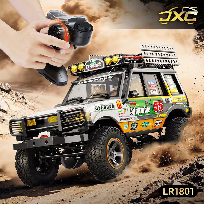 Nuevo 1:18 Lr1801 Coche de Control Remoto Rc Profesional, Coche de Escalada Todoterreno Tracción a las Cuatro Ruedas Doble Velocidad Modelo de Coche de Juguete Regalo para Niño