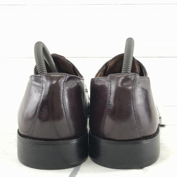 Vintage Bostonian Classic Leder Straight Tip Burgunder 27.0(GEBRAUCHT)