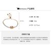 Advanced Zirconia Stone Diamond Pulling Bracelet for Women with Simple Elegant Style Niche Fashion Design Handmade Decoration