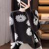 Autumn Winter Women's Sweater Thickened Pullover Warm Knitted Stretchy Long Sleeve Oversize Jumper Tops