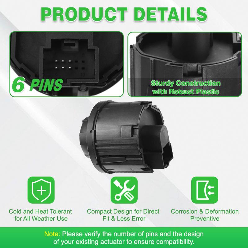 Headlight Switch Headlight Control Switch 1S11239 Black Plastic 6 P for Ford F-150 2009-2014 Car Light Control Switches