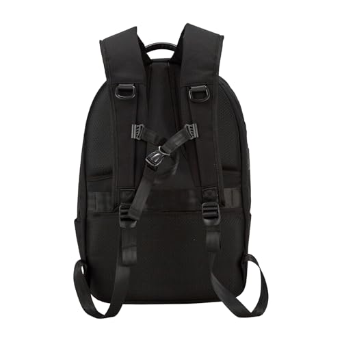 Round Backpack, A4 Size, Water-Repellent, Hapitas Plus HPL5166, Black