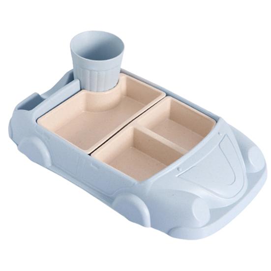 1 sada Jídelní talíř Kreslený design Přihrádka Stupeň kontaktu s jídlem Odnímatelná Zelenina Jídlo Ovocný Dezert Stolování