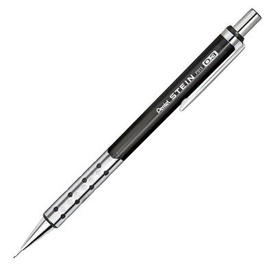 PENTEL Pack of Mechanical Pencils Stein Sharp Clear Black Body 0.3mm XP313-CA