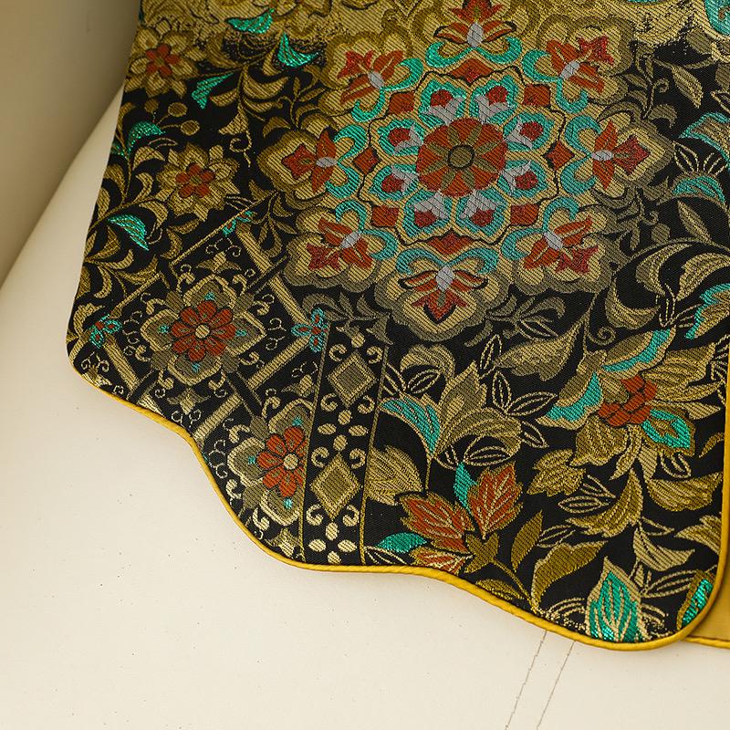 Double-Sided Retro Song Brocade Jacquard Vest for Women – Chinese Style, Tang Suit Inspired.