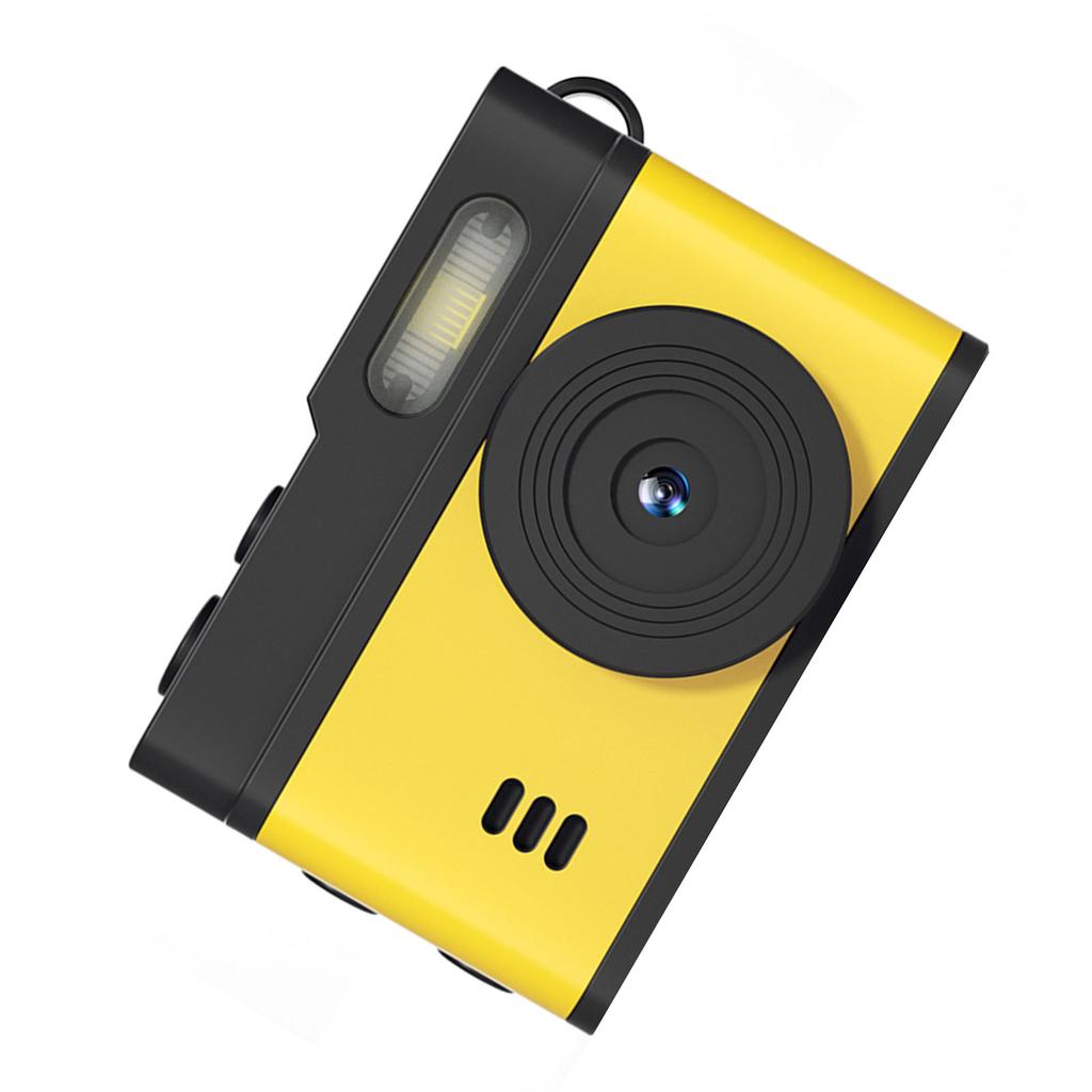 Keychain Camera 0.96inch HD Display 1080P 12MP Vintage Compact Camera with LED Fill Light for Travel Campus