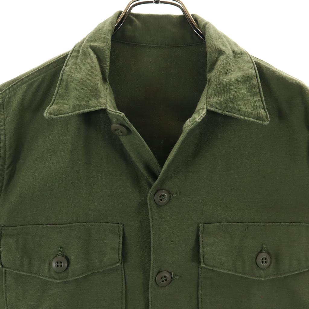 US ARMY 60er Jahre Vintage DSA Dienstbekleidung Langarm Militärhemd khaki Herren Gebraucht