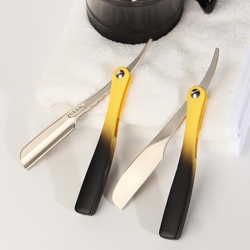 

Руководство для бритья, старомодная бритва, нож для бритья, мужская стрижка бороды, бритье, нож для подравнивания бровей