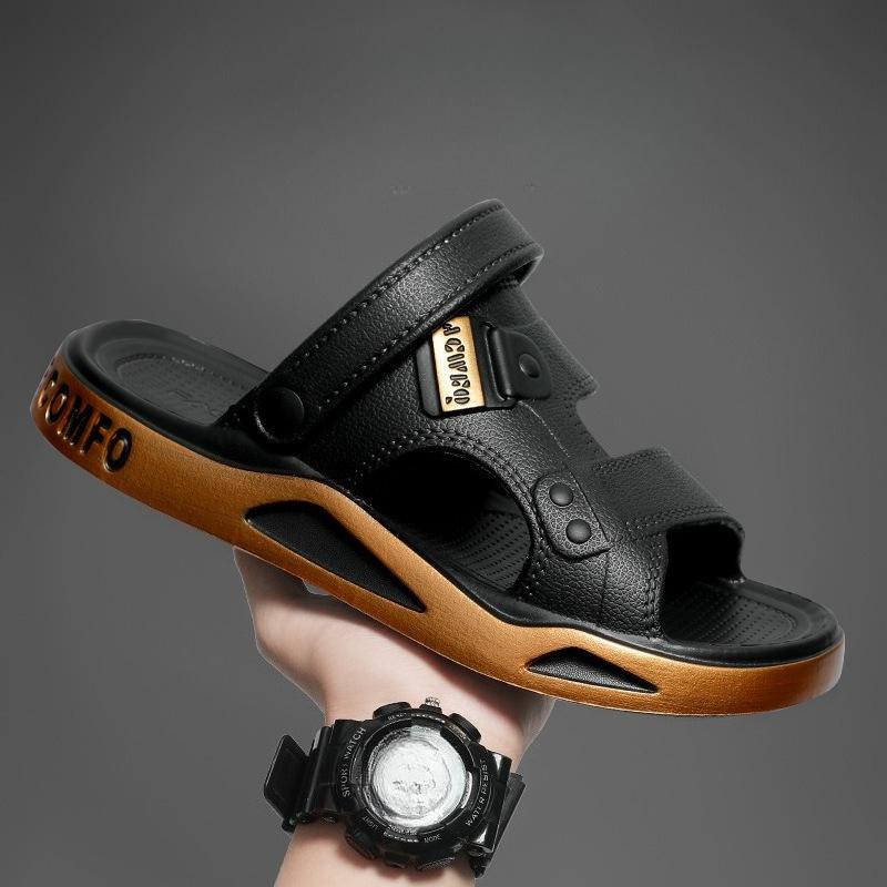 Men's Beach Sandals with Adjustable Strap and Non-Slip Sandals for Indoor and Outdoor Comfort Sandals