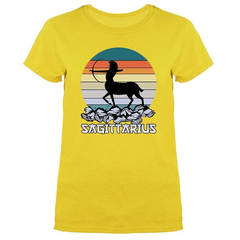 Стрелец Знак Зодиака Гороскоп Астрологическая Женская Футболка Унисекс Футболка XL