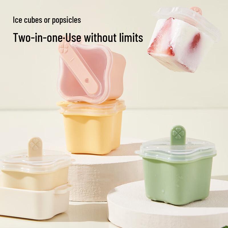 

Clover 2-in-1 Ice Pop and Ice Cube Mold with Lid