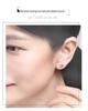 S925 Sterling Silver Heart-Shaped Stud Earrings - Autumn/Winter Collection, Simple Niche Design for Women