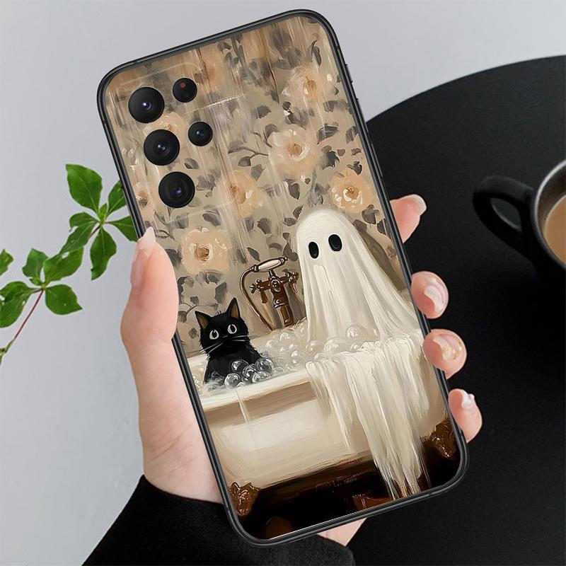 

Halloween Ghost Phone Case For Samsung Galaxy S25 S24 S23 S22 S21 Ultra S24 S23 S22 S21 S25 Plus S24 FE S21 Ultra