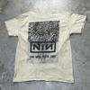 NIN Rock Band Music Short Sleeve White Color  VK01632 Unisex T-Shirt