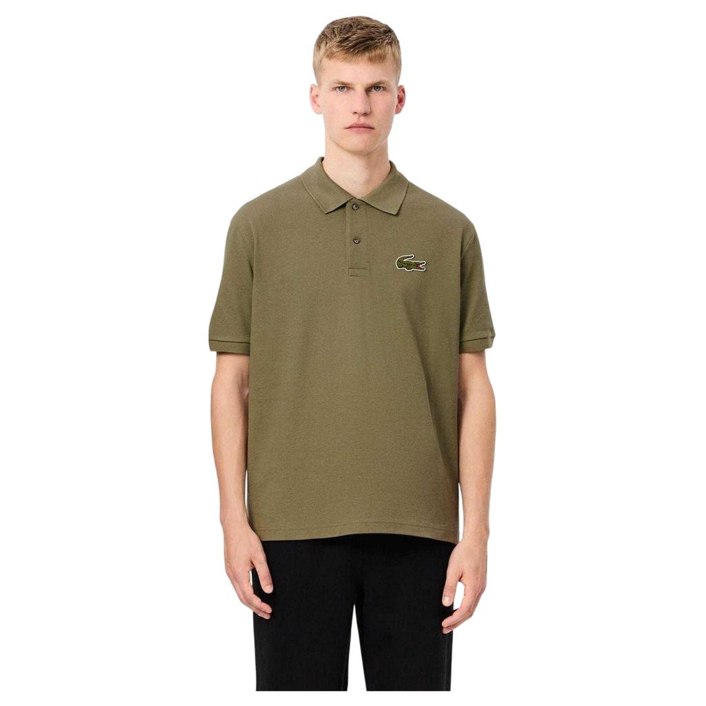 Lacoste Mens L.12.12 Embroidered Logo Loose Fit Polo Shirt