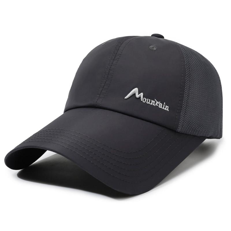 Men's Breathable Quick-Drying Baseball Cap Women Outdoor Sunscreen Cap Mesh Cap