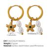 Fashion Multi-Element Diy Earrings Stainless Steel Gold-Plated Light Luxury High-End Earrings Jewelry Women