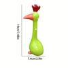 Whimsical Polka Dot Rooster Statue Resin Animals Collectible Figurines Indoor Outdoor Garden Decor Gift Expressing Joy