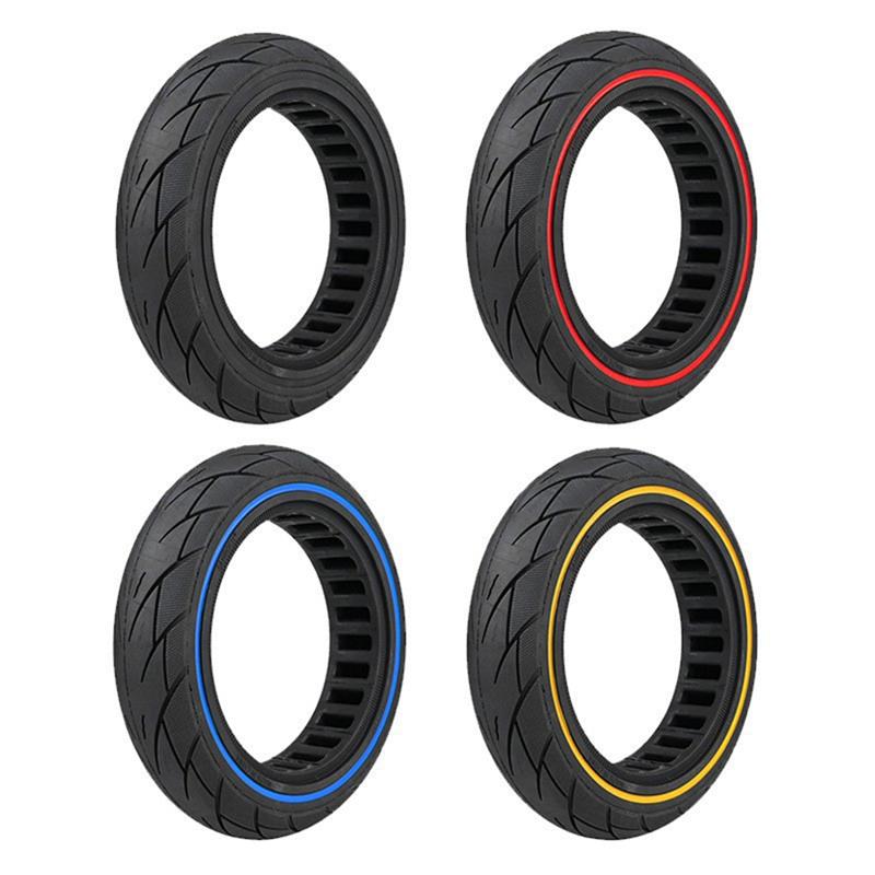 Honeycomb Rubber 10 Inch Solid Tire 10X2.125 Airless Design For Ninebot F40/F30/F20 Scooters Anti-Skid Performance Yellow