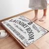 Waschküchen-Teppich, rutschfest, Bauernhaus, Küche, Fußmatten, Badezimmer, Waschküche, dekoratives Zubehör