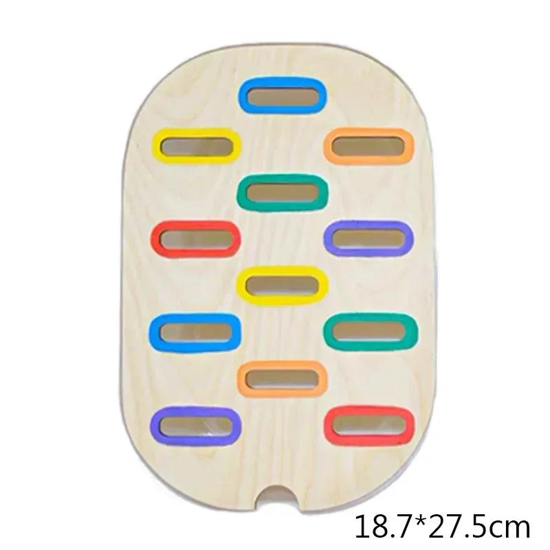 Children's Montessori Sensory Tray Board Game Wooden Christmas Tree Acorn Color Sorter Early Education Training Educational Toys