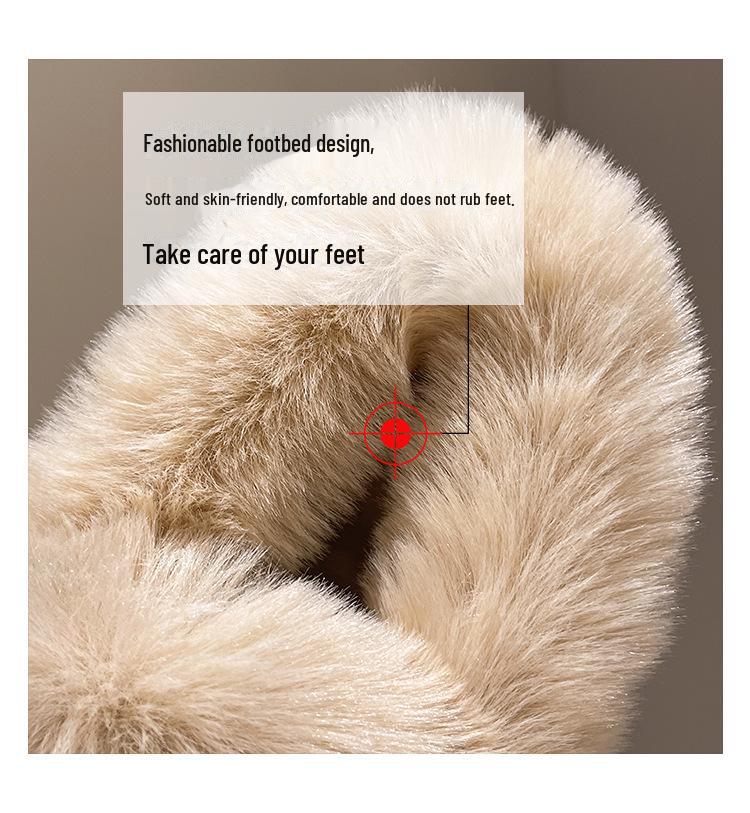 2024 Winter Women's Slip-On Bowknot Snow Boots with Velvet Lining and Soft Sole