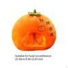 Orange Plush Hat Photo Props Dress up for Party Holiday Cosplay Winter Girls