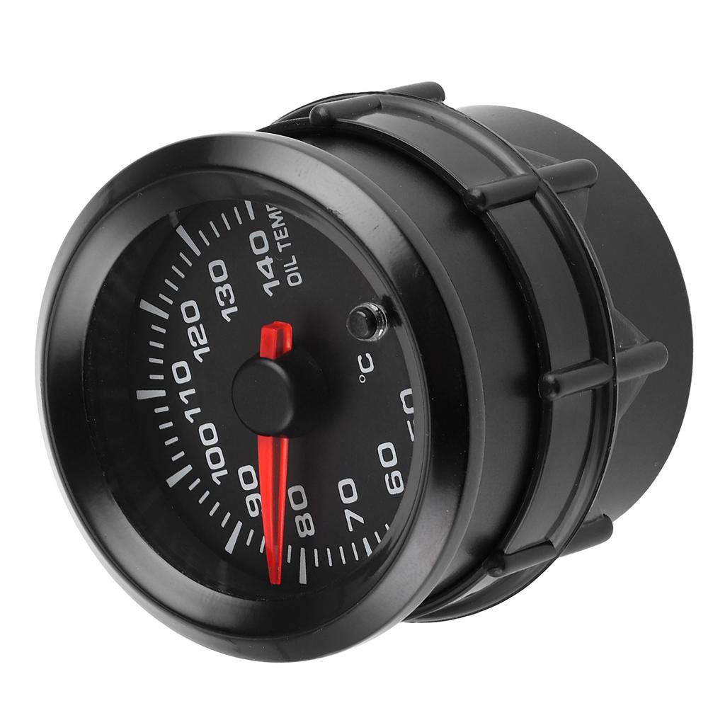 2in 12V Oil Temperature Gauge 40 140 Celsius Display 7 Colors Backlight with Sensor Universal for Car
