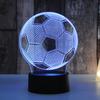 3D Illusion Soccer Control Lamp 7-Color Ball Touch USB Night Light Bedroom Decor