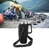 Water Bottle Bag Anti Slip Portable Double Layers Water Bottle Holder with Handle Fit for Stanley 40 Oz Insulated Tumblers Black
