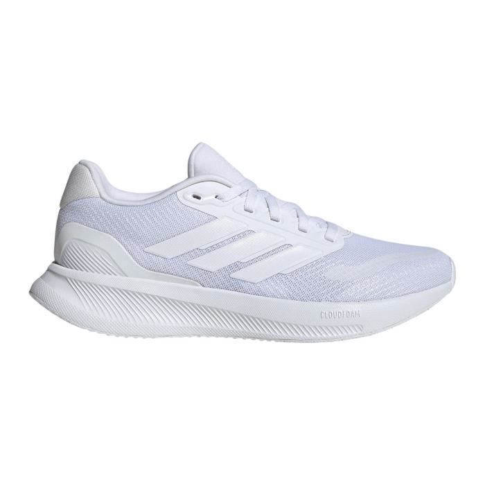 Chaussures De Course - Adidas - Runfalcon 5 - Femme - Amortissement - Semelle Adiwear - Blanc