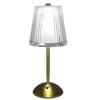 Křišťálová stolní lampa v severském stylu Moderní Malá Noční stolek Světlý 3 barvy Akryl Bezdrátový Zlatá Noční lampa Hotel
