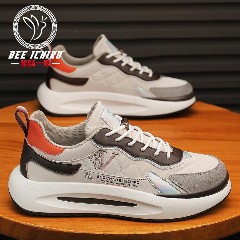 Couple dad shoes fashion versatile casual sports men's shoes new spring and summer breathable leather