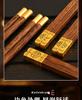 Wenge Solid Wood Chopsticks: 10-Pair Gift Set for Business Gifts, National Style Tableware, Natural Finish, Household Chopsticks
