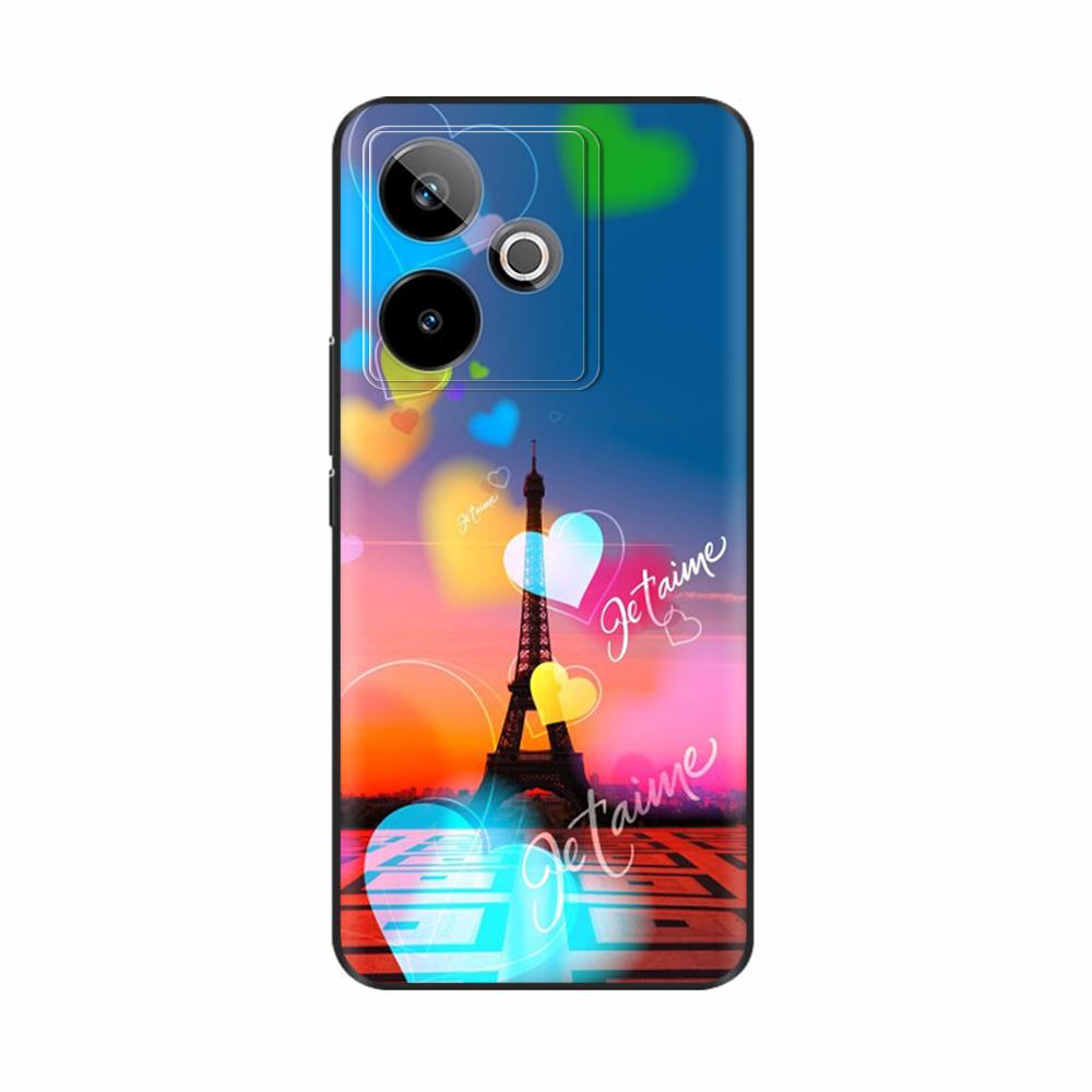 For Realme GT 7 Case Silicone Soft TPU Phone Back Cover For Realme GT 7T Case Cute Cartoon Cases For Oppo Realme GT7 Fundas Bags