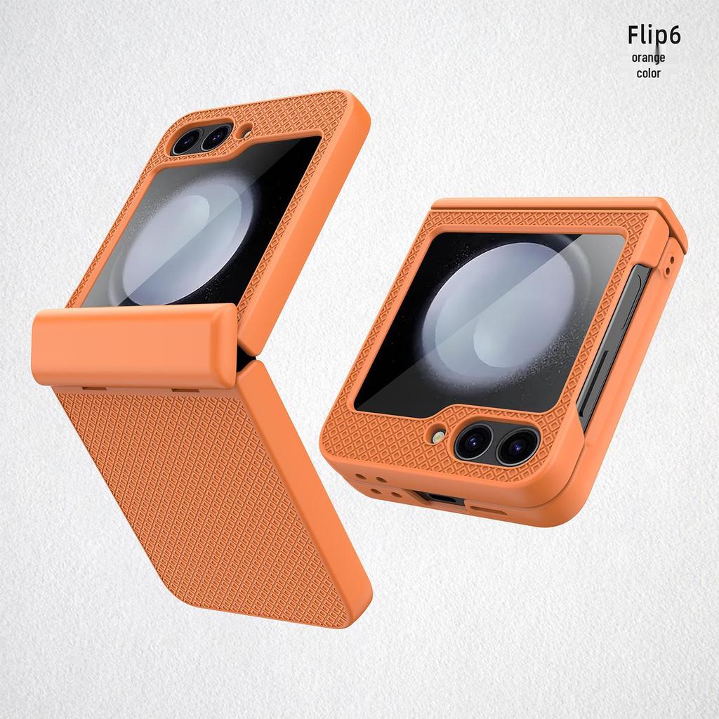 Compatible Samsung Flip6 Phone Case with Integrated Hinge Film