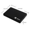2.5in HDD Case Box Support USB3.0 Sata -Serial Hard Disk Enclosure for 7mm 9.5mm