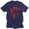 Men Funny Tax Evasion Lobster Meme Design T Shirts Summer Short Sleeve Pure Cotton Colthing Leisure Novelty Graphic Tee Tops