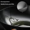 ASD 30cm Refined Iron Stir-Fry Wok with Visible Lid