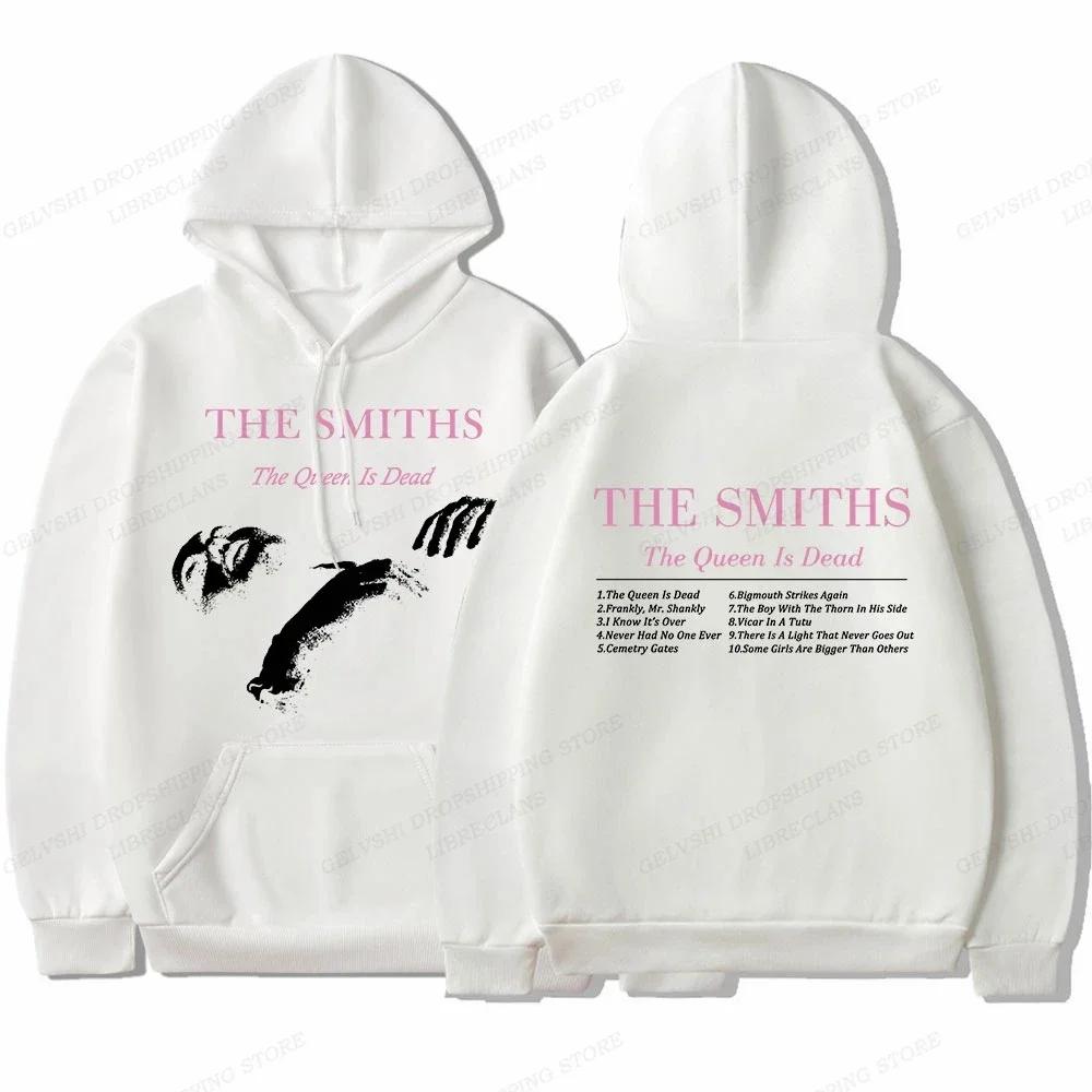 The Smiths The Queen Is Dead British Rock Band Men’s Sport Hoodie Hip-hop Street Classic Harajuku Y2K Long-sleeve Sweatshirt Top