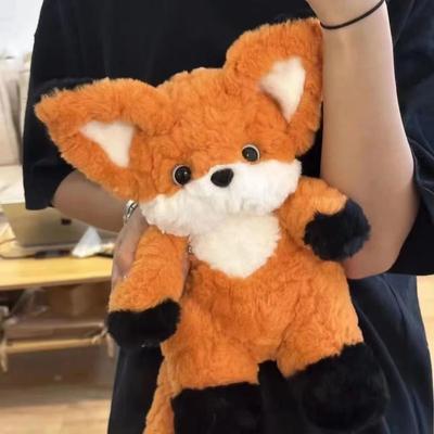 Plush Fox Stuffed Animal Soft Toy 35cm High Quality Plush Fabric Stuffed Fox Doll for Kids and Collectors Suitable for Home Decoration and Gift