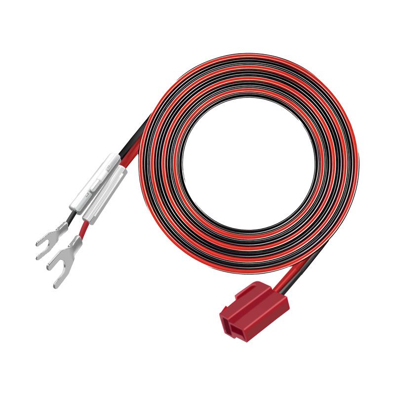 

T-head DC Power Supply Cable for Car Walkie-Talkies, Compatible with Yaesu, ICOM, and Kenwood Radios чёрный