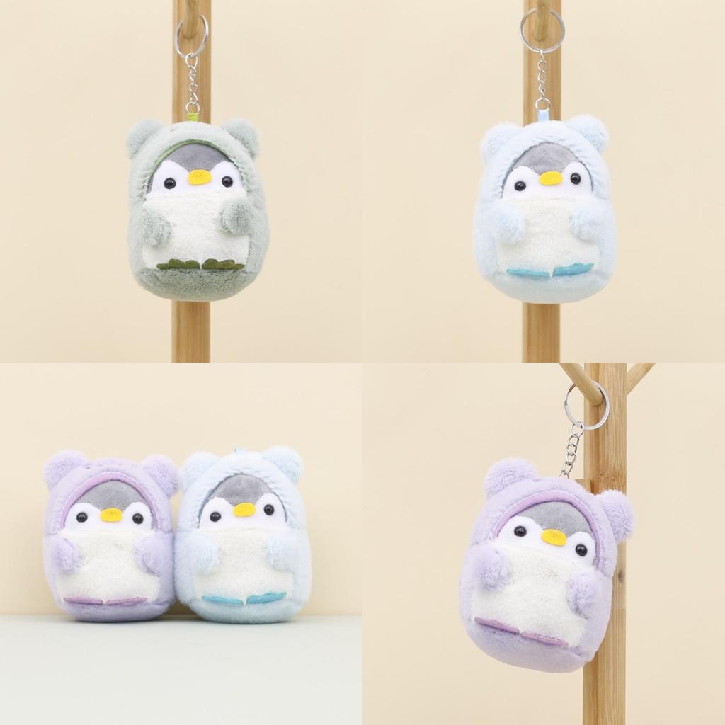 Adorable Plush Cartoon Penguin Keychain Cute Stuffed Animal Perfect For Gifts