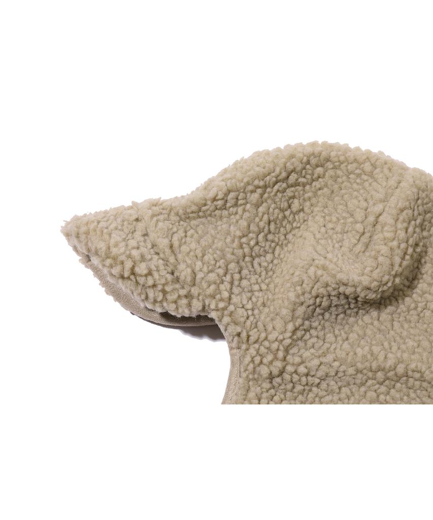CPGN STUDIO Logo Trooper Fleece Earflap Beige
