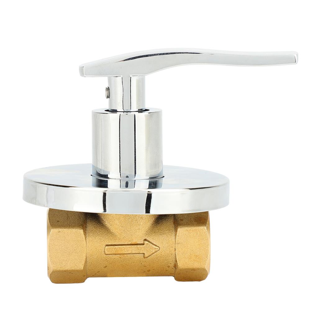 1 2 Angle Valve Copper Leakage Proof Concealed Installation Water Stop Valve for Kitchen Bathroom