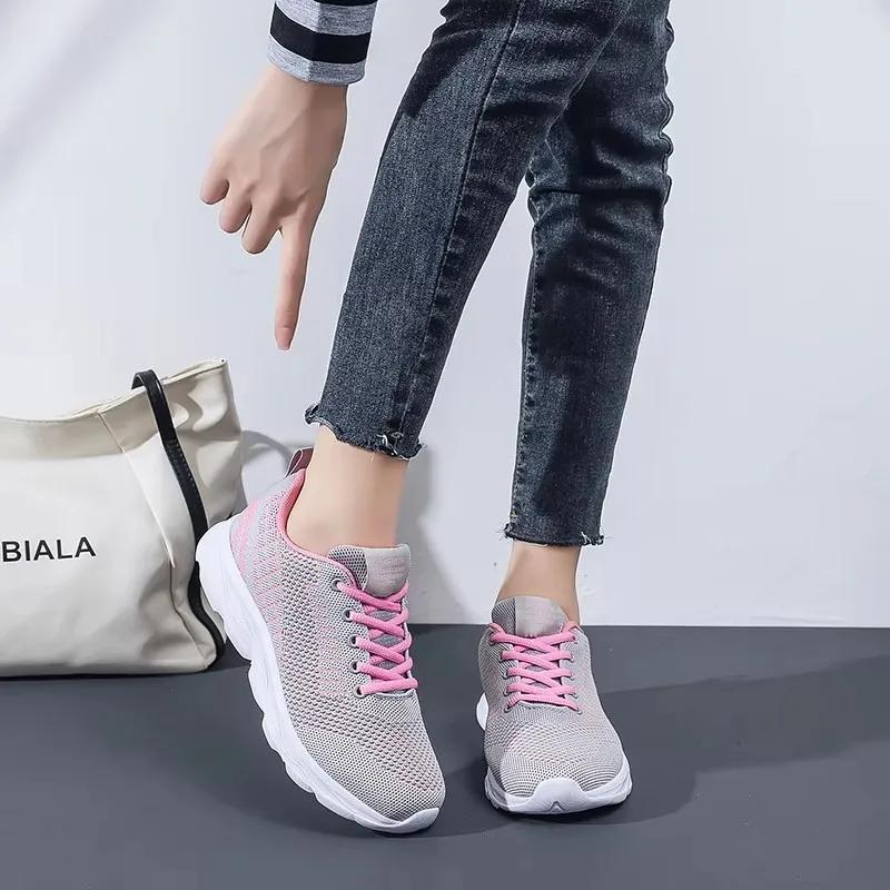 Sneakers Women Summer 2025 Lightweight Breathable Mesh Fashionable Design Enjoy Daily Exercise Tennis Walking Shoes for Women