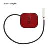 Universal Tail Warning Light Plastic Electric Scooter Rear Mudguard Light  for ZT3 G2 G30