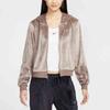 Nike Casual Sport Simple Hooded Long Sleeve Jacket Women Jackets Dark-Khaki HJ0958233